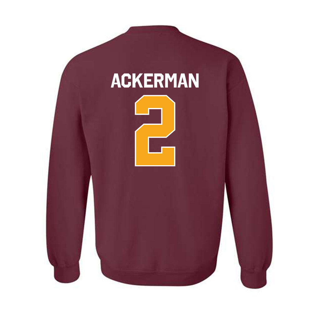 Loyola - NCAA Women's Soccer : Sophie Ackerman - Classic Shersey Crewneck Sweatshirt-1