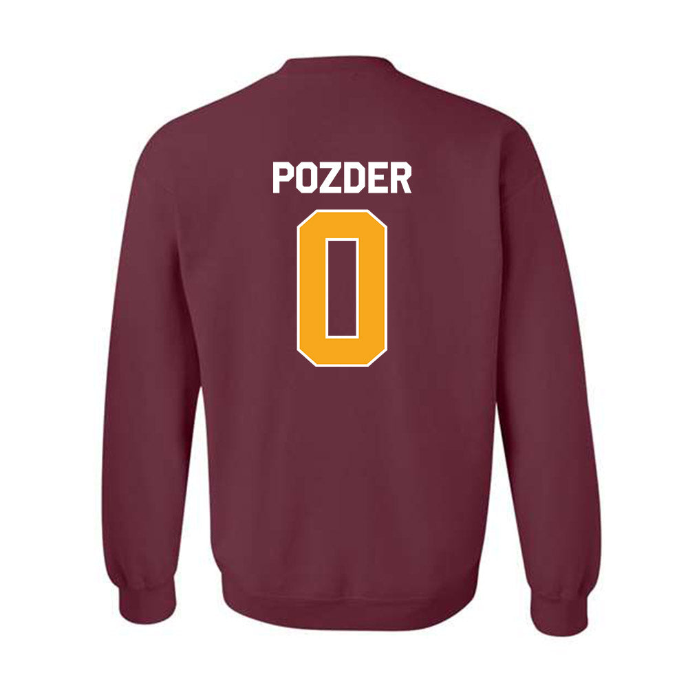 Loyola - NCAA Men's Soccer : Nemanja Pozder - Classic Shersey Crewneck Sweatshirt-1