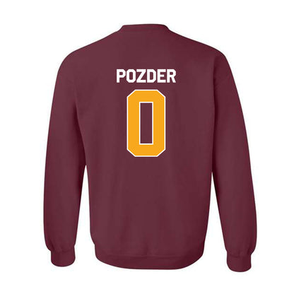Loyola - NCAA Men's Soccer : Nemanja Pozder - Classic Shersey Crewneck Sweatshirt-1