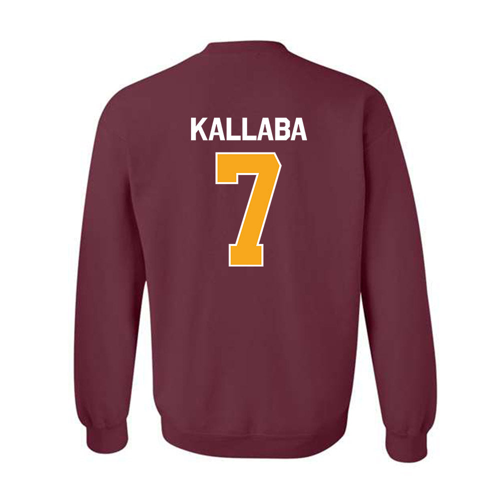 Loyola - NCAA Women's Soccer : Riga Kallaba - Classic Shersey Crewneck Sweatshirt-1
