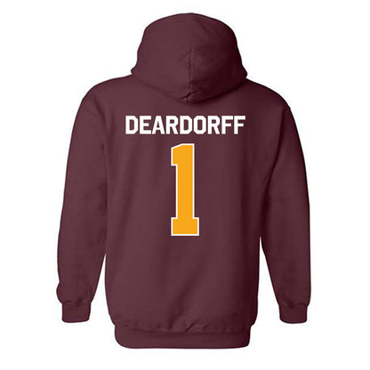 Loyola - NCAA Women's Soccer : Allison Deardorff - Classic Shersey Hooded Sweatshirt-1