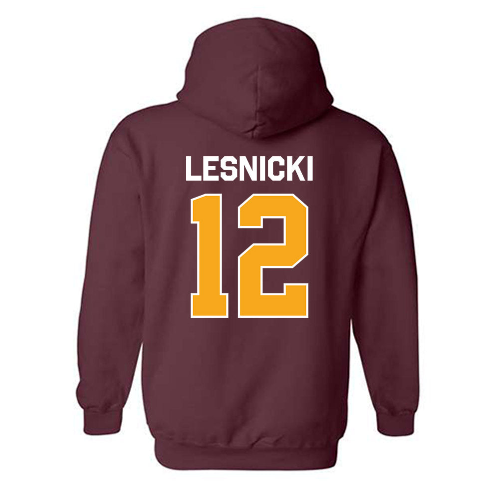 Loyola - NCAA Softball : Nat Lesnicki - Classic Shersey Hooded Sweatshirt-1