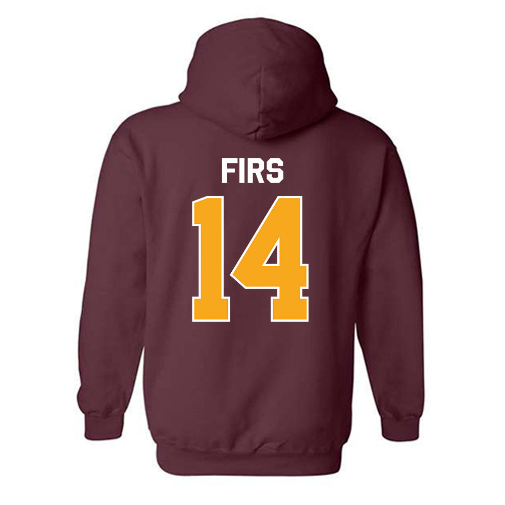 Loyola - NCAA Men's Soccer : Daniel Firs - Classic Shersey Hooded Sweatshirt-1