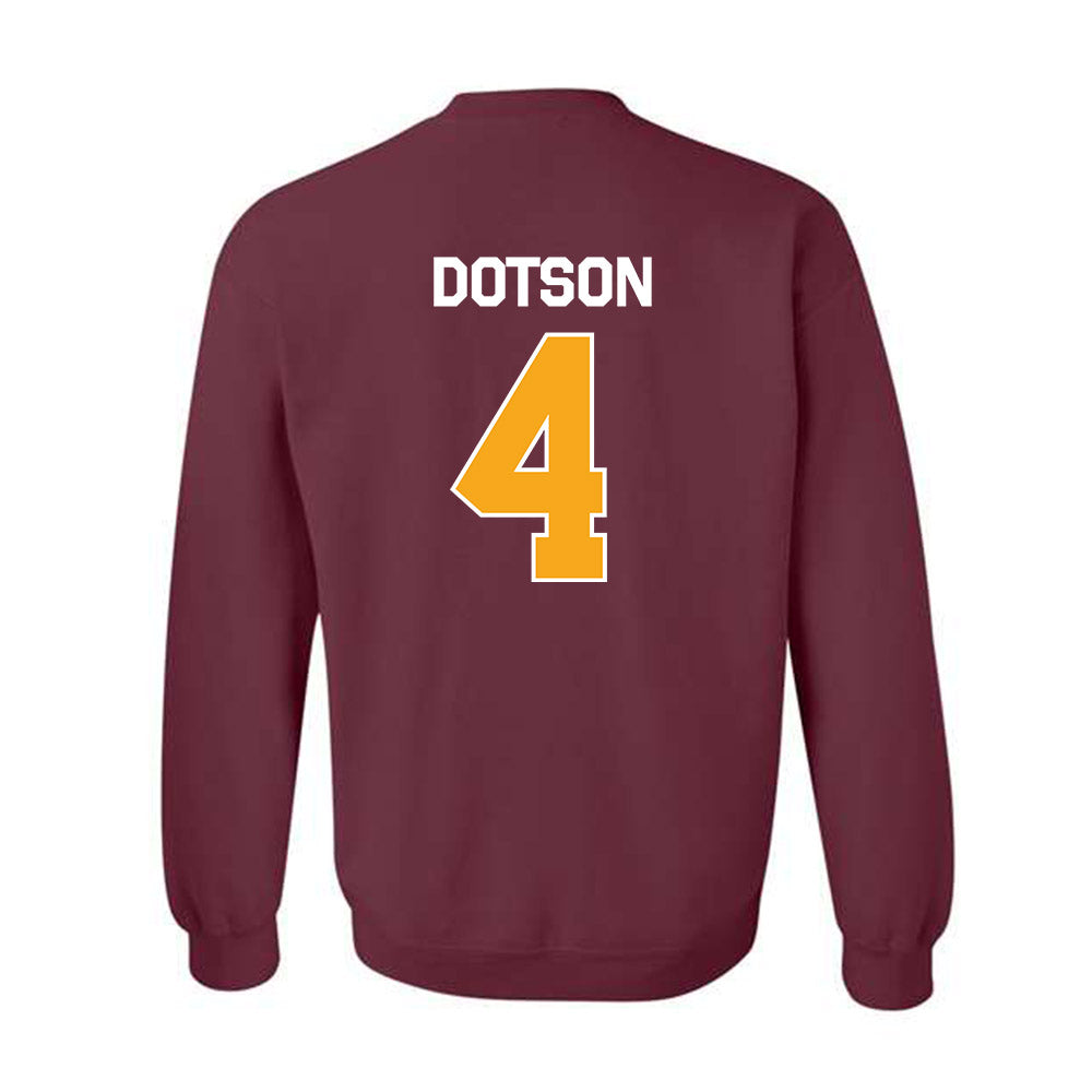 Loyola - NCAA Men's Basketball : Kayde Dotson - Classic Shersey Crewneck Sweatshirt-1
