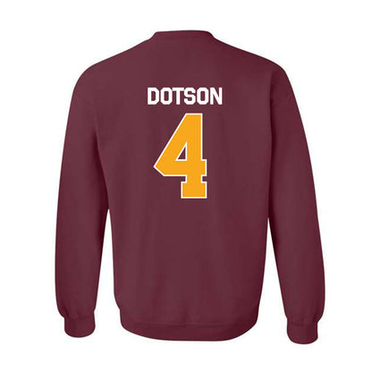 Loyola - NCAA Men's Basketball : Kayde Dotson - Classic Shersey Crewneck Sweatshirt-1