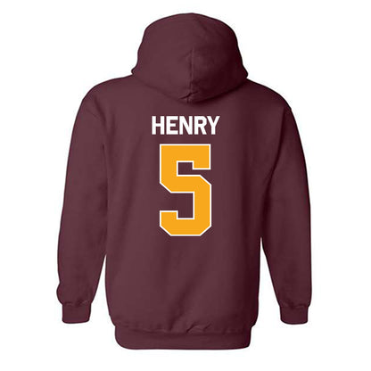 Loyola - NCAA Women's Volleyball : Emma Henry - Classic Shersey Hooded Sweatshirt-1