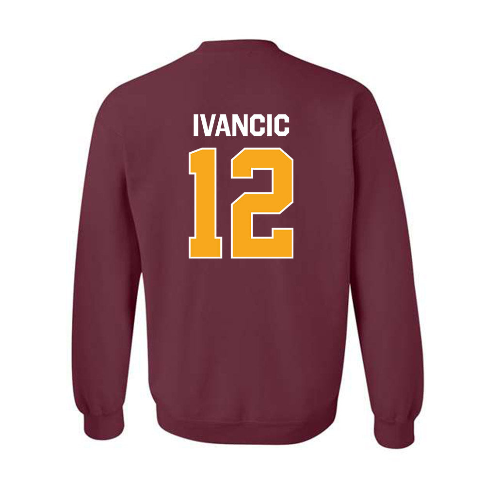 Loyola - NCAA Men's Soccer : Luka Ivancic - Classic Shersey Crewneck Sweatshirt-1