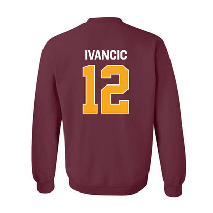 Loyola - NCAA Men's Soccer : Luka Ivancic - Classic Shersey Crewneck Sweatshirt-1