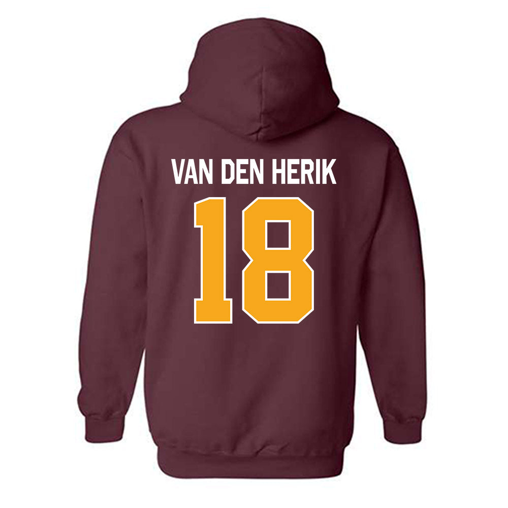Loyola - NCAA Women's Volleyball : Claire van den Herik - Classic Shersey Hooded Sweatshirt-1