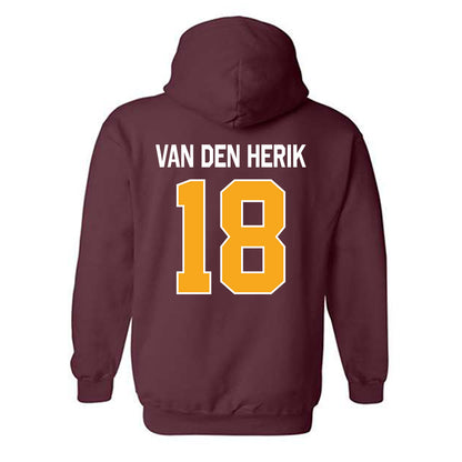 Loyola - NCAA Women's Volleyball : Claire van den Herik - Classic Shersey Hooded Sweatshirt-1