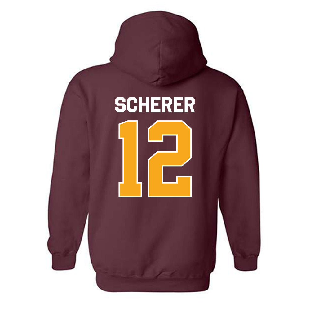 Loyola - NCAA Women's Volleyball : Katherine Scherer - Classic Shersey Hooded Sweatshirt-1