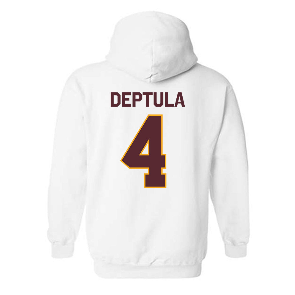 Loyola - NCAA Women's Basketball : Audrey Deptula - Classic Shersey Hooded Sweatshirt-1