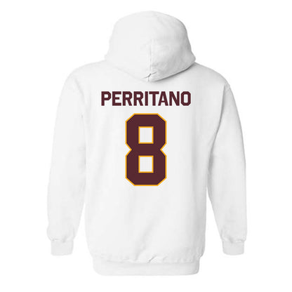 Loyola - NCAA Women's Soccer : Angelina Perritano - Classic Shersey Hooded Sweatshirt-1