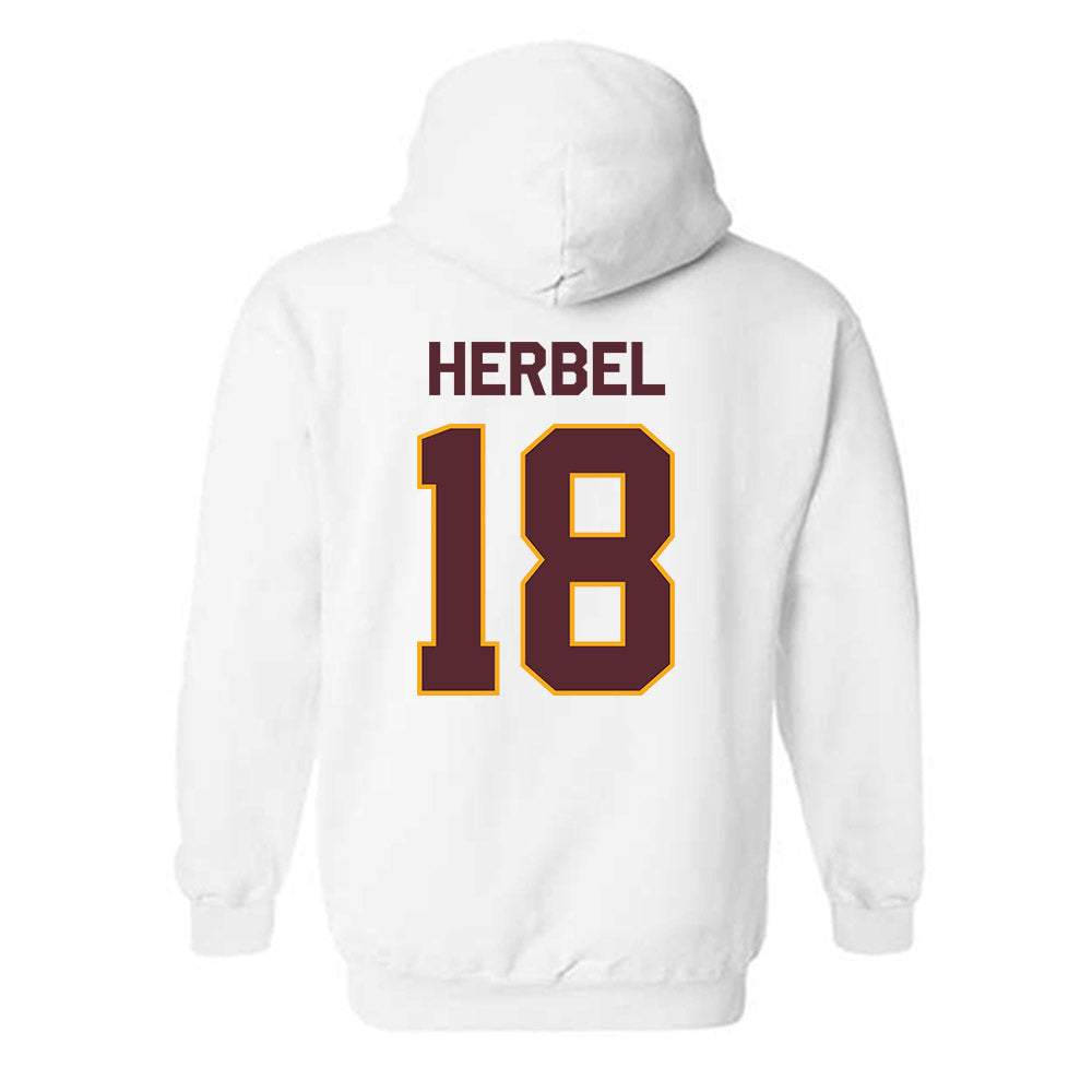 Loyola - NCAA Men's Soccer : Chase Herbel - Classic Shersey Hooded Sweatshirt-1