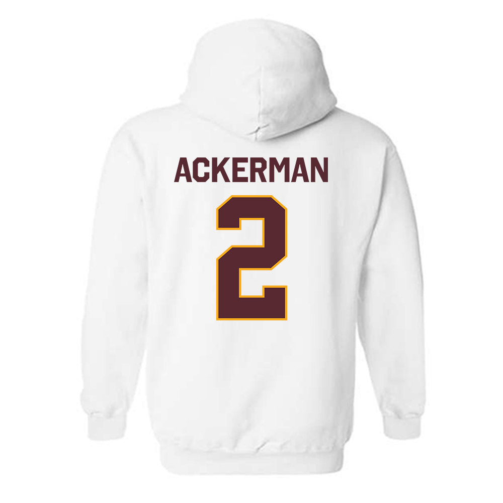 Loyola - NCAA Women's Soccer : Sophie Ackerman - Classic Shersey Hooded Sweatshirt-1