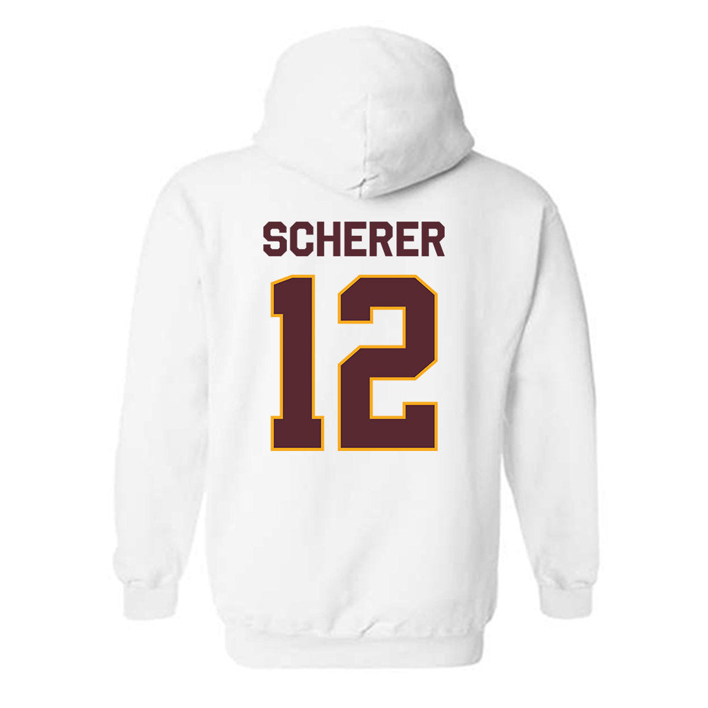 Loyola - NCAA Women's Volleyball : Katherine Scherer - Classic Shersey Hooded Sweatshirt-1
