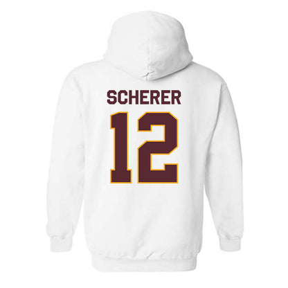 Loyola - NCAA Women's Volleyball : Katherine Scherer - Classic Shersey Hooded Sweatshirt-1