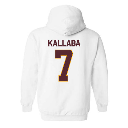 Loyola - NCAA Women's Soccer : Riga Kallaba - Classic Shersey Hooded Sweatshirt-1