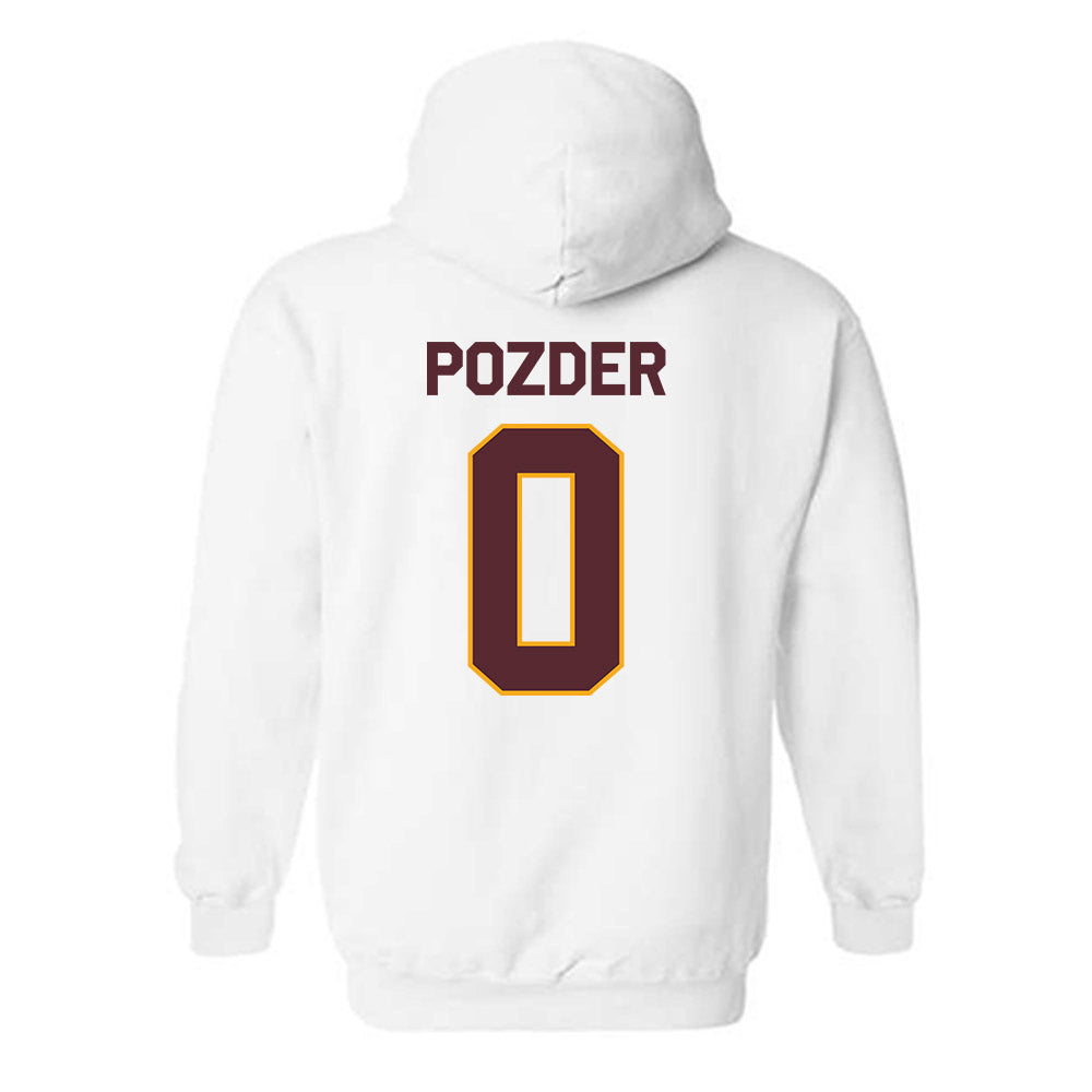 Loyola - NCAA Men's Soccer : Nemanja Pozder - Classic Shersey Hooded Sweatshirt-1