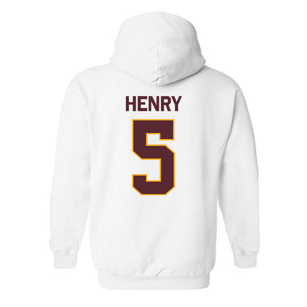 Loyola - NCAA Women's Volleyball : Emma Henry - Classic Shersey Hooded Sweatshirt-1