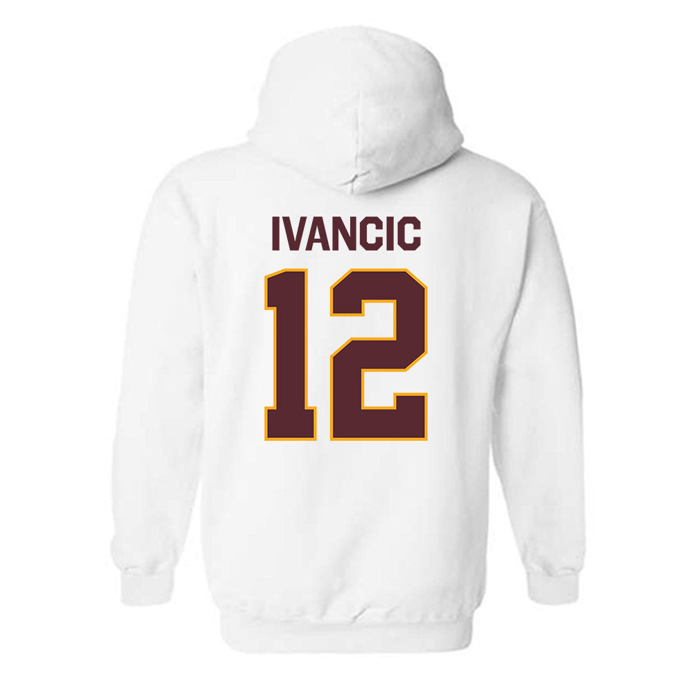 Loyola - NCAA Men's Soccer : Luka Ivancic - Classic Shersey Hooded Sweatshirt-1