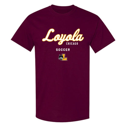 Loyola - NCAA Men's Soccer : Seth Stewart - Classic Shersey T-Shirt-0