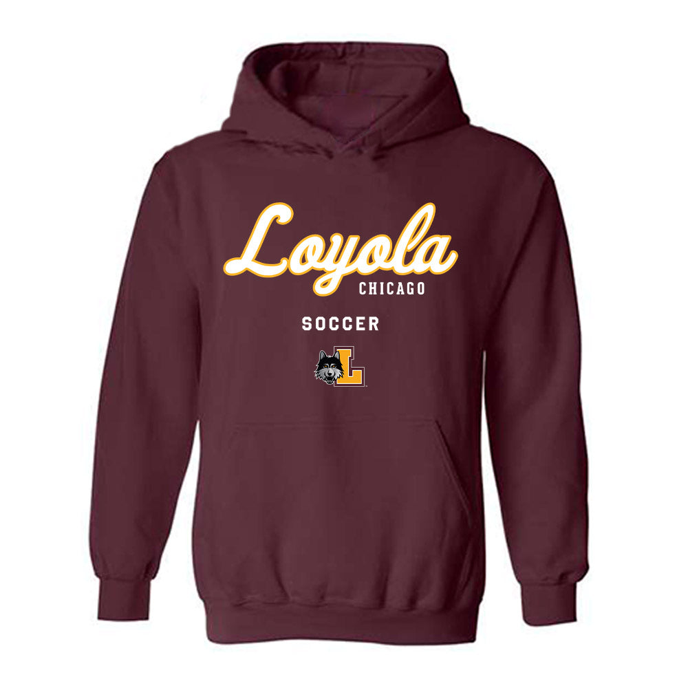 Loyola - NCAA Women's Soccer : Gabby Wojtarowicz - Classic Shersey Hooded Sweatshirt-0