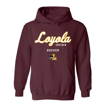 Loyola - NCAA Women's Soccer : Gabby Wojtarowicz - Classic Shersey Hooded Sweatshirt-0