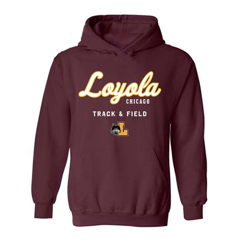 Loyola - NCAA Men's Track & Field : Eugene Niox-chateau - Classic Shersey Hooded Sweatshirt-0