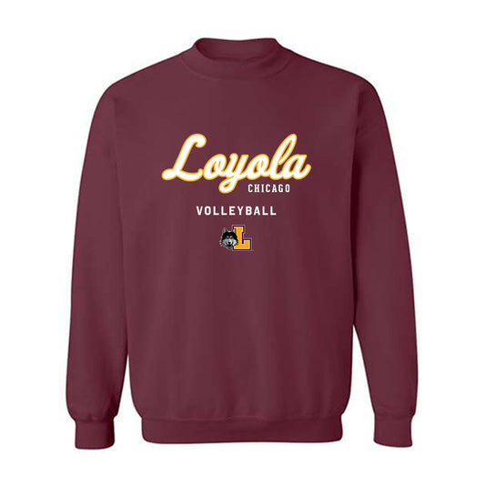 Loyola - NCAA Women's Volleyball : Camryn Hughes - Classic Shersey Crewneck Sweatshirt-0