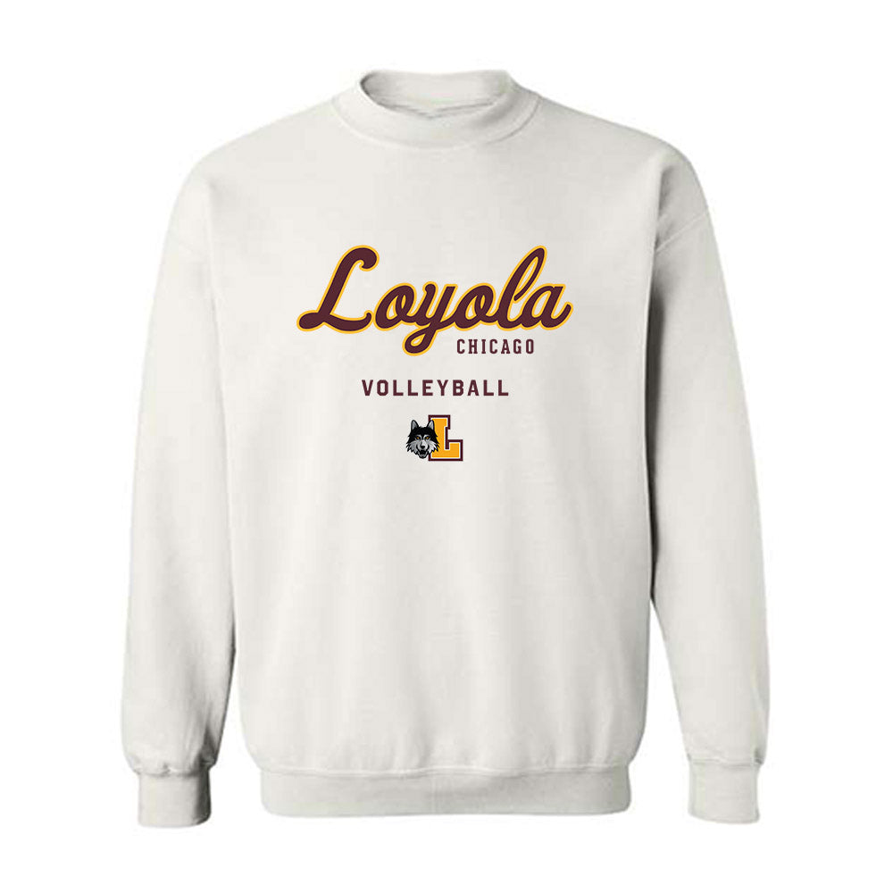 Loyola - NCAA Women's Volleyball : Kate Maley - Classic Shersey Crewneck Sweatshirt-0