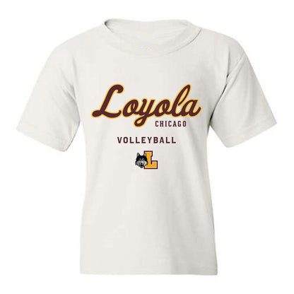 Loyola - NCAA Women's Volleyball : Tenley Davis - Classic Shersey Youth T-Shirt-0