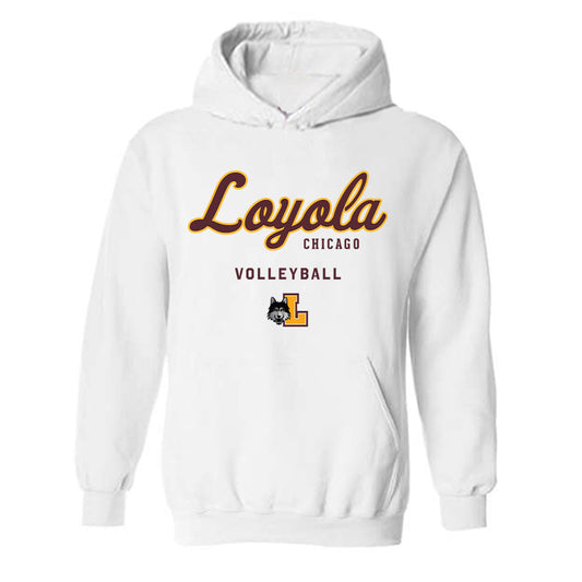 Loyola - NCAA Women's Volleyball : Camryn Hughes - Classic Shersey Hooded Sweatshirt-0