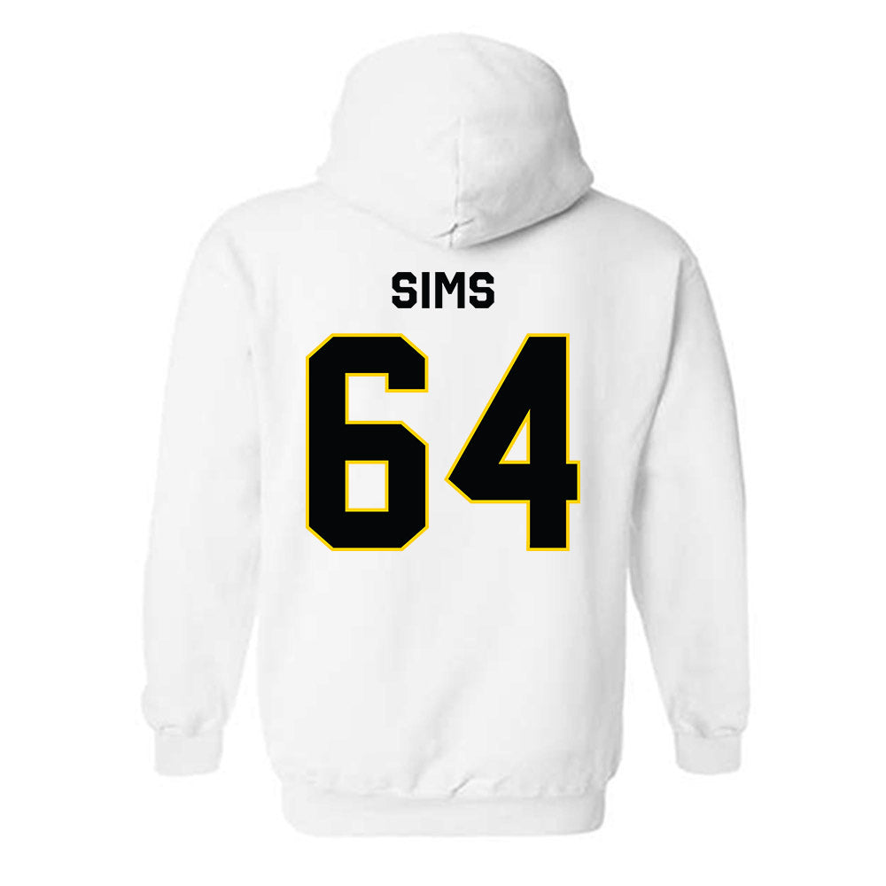 Centre College - NCAA Football : Walker Sims - Classic Shersey Hooded Sweatshirt-1