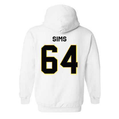 Centre College - NCAA Football : Walker Sims - Classic Shersey Hooded Sweatshirt-1
