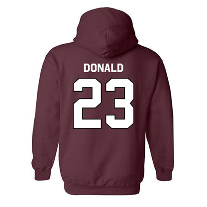 Bellarmine - NCAA Men's Basketball : Sam Donald - Classic Shersey Hooded Sweatshirt-1
