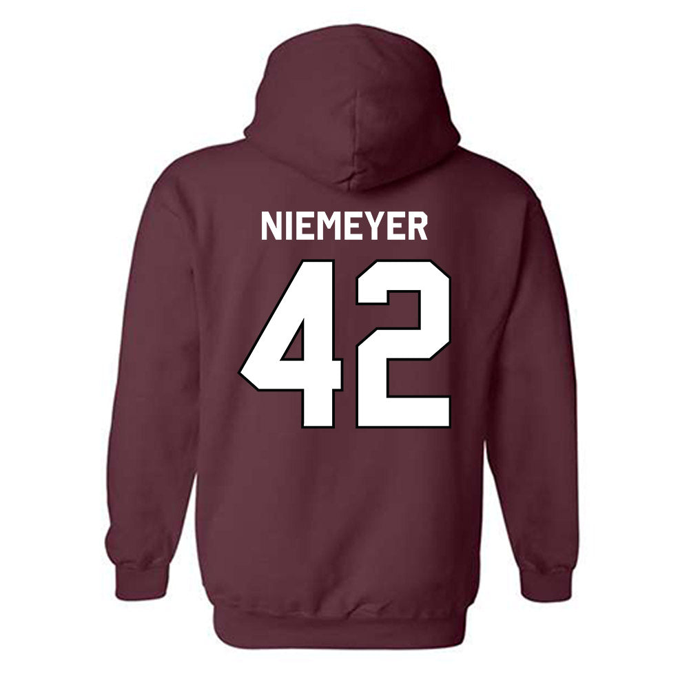 Bellarmine - NCAA Football : Brady Niemeyer - Classic Shersey Hooded Sweatshirt-1