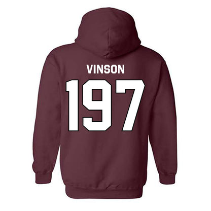 Bellarmine - NCAA Wrestling : Cameron Vinson - Classic Shersey Hooded Sweatshirt-1