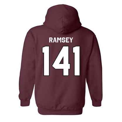 Bellarmine - NCAA Wrestling : Jake Ramsey - Classic Shersey Hooded Sweatshirt-1