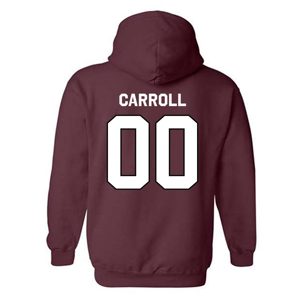 Bellarmine - NCAA Baseball : Ethan Carroll - Classic Shersey Hooded Sweatshirt-1