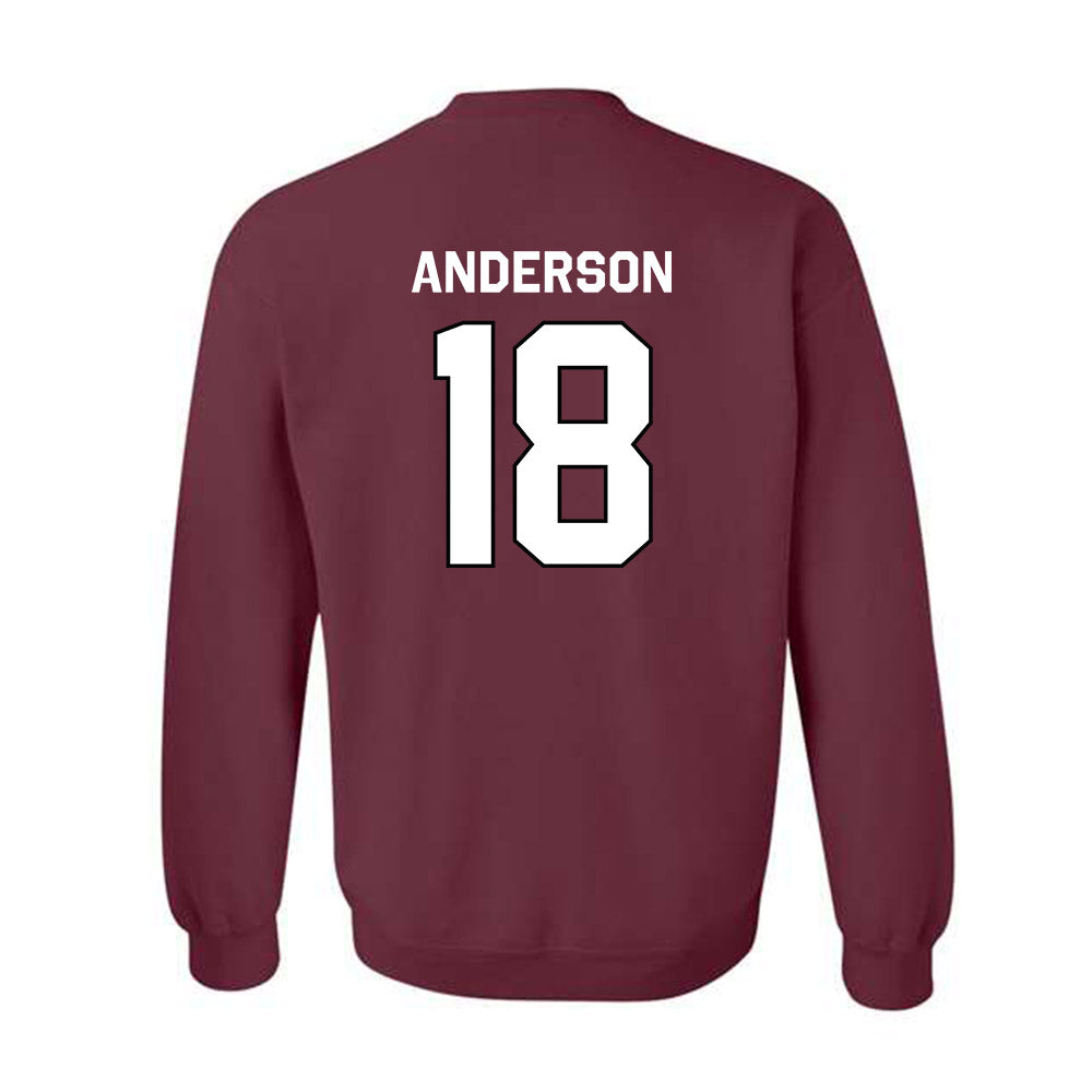 Bellarmine - NCAA Baseball : Bryce Anderson - Classic Shersey Crewneck Sweatshirt-1
