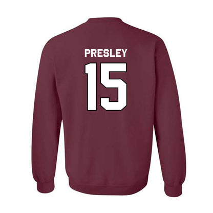 Bellarmine - NCAA Football : Logan Presley - Classic Shersey Crewneck Sweatshirt-1