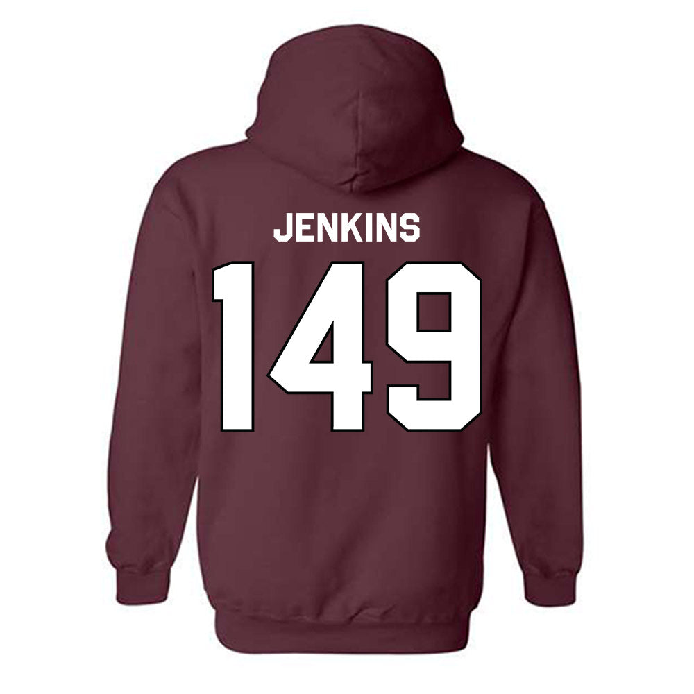 Bellarmine - NCAA Wrestling : Hunter Jenkins - Classic Shersey Hooded Sweatshirt-1