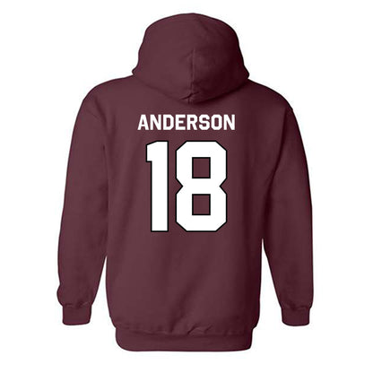 Bellarmine - NCAA Baseball : Bryce Anderson - Classic Shersey Hooded Sweatshirt-1