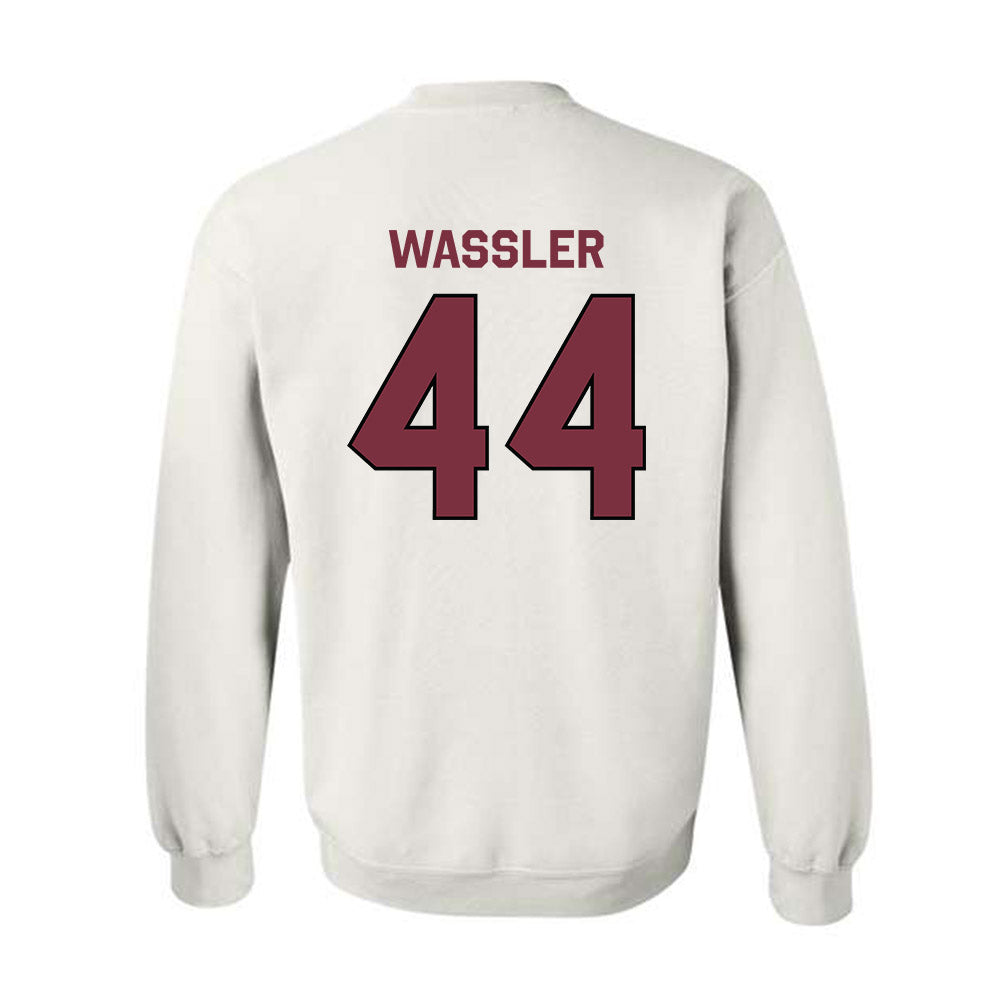 Bellarmine - NCAA Men's Basketball : Jacob Wassler - Classic Shersey Crewneck Sweatshirt-1