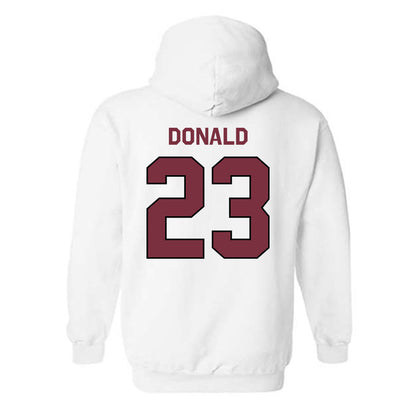 Bellarmine - NCAA Men's Basketball : Sam Donald - Classic Shersey Hooded Sweatshirt-1