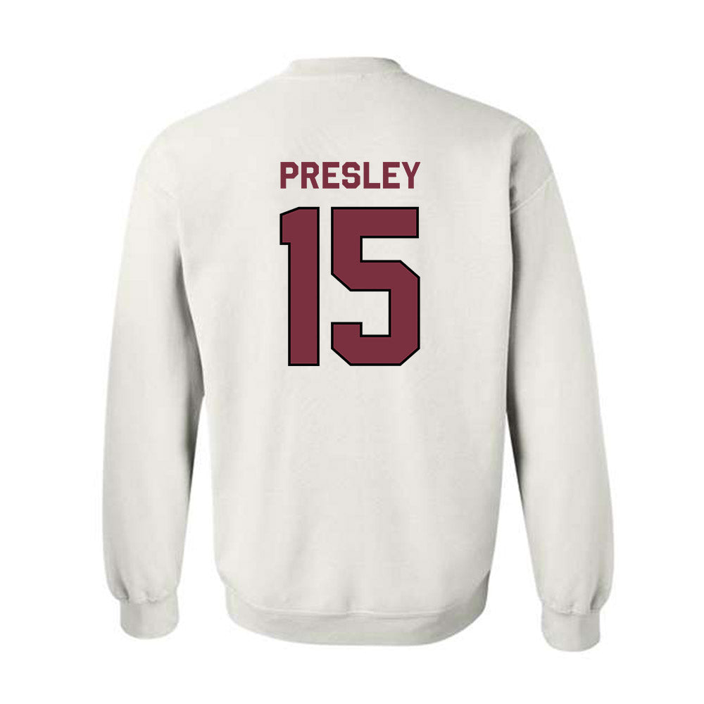 Bellarmine - NCAA Football : Logan Presley - Classic Shersey Crewneck Sweatshirt-1