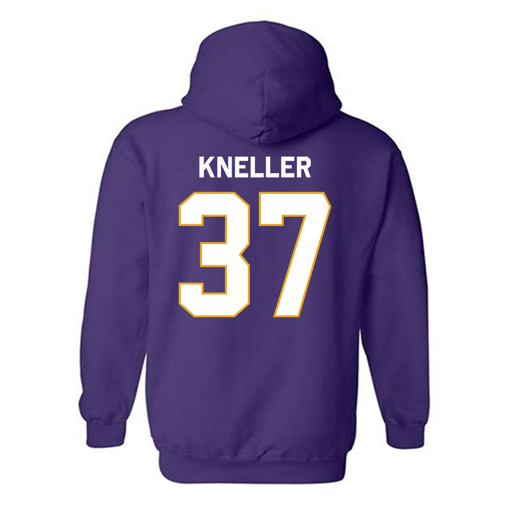 Albany - NCAA Baseball : Tyler Kneller - Classic Shersey Hooded Sweatshirt-1