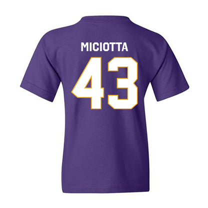 Albany - NCAA Football : Carlo Miciotta - Classic Shersey Youth T-Shirt-1