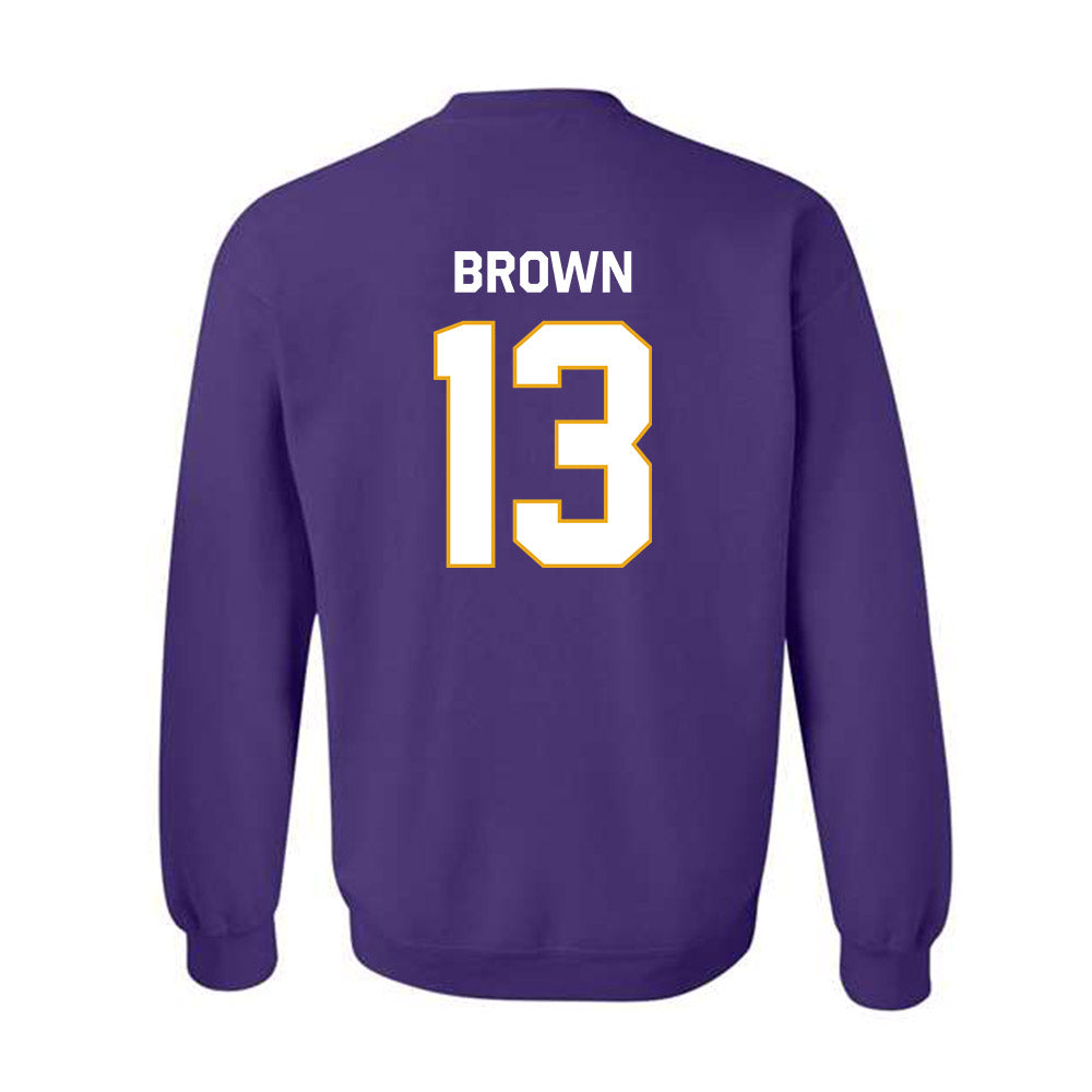 Albany - NCAA Men's Track & Field : Amar Brown - Classic Shersey Crewneck Sweatshirt-1